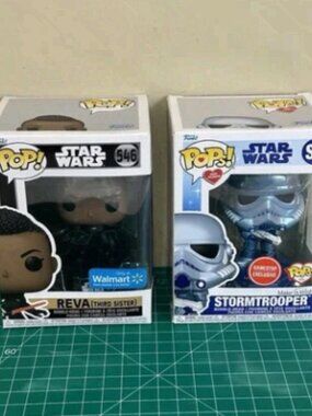 Funko Pop Lot Of 2 Star Wars Reva & Stormtrooper New‎